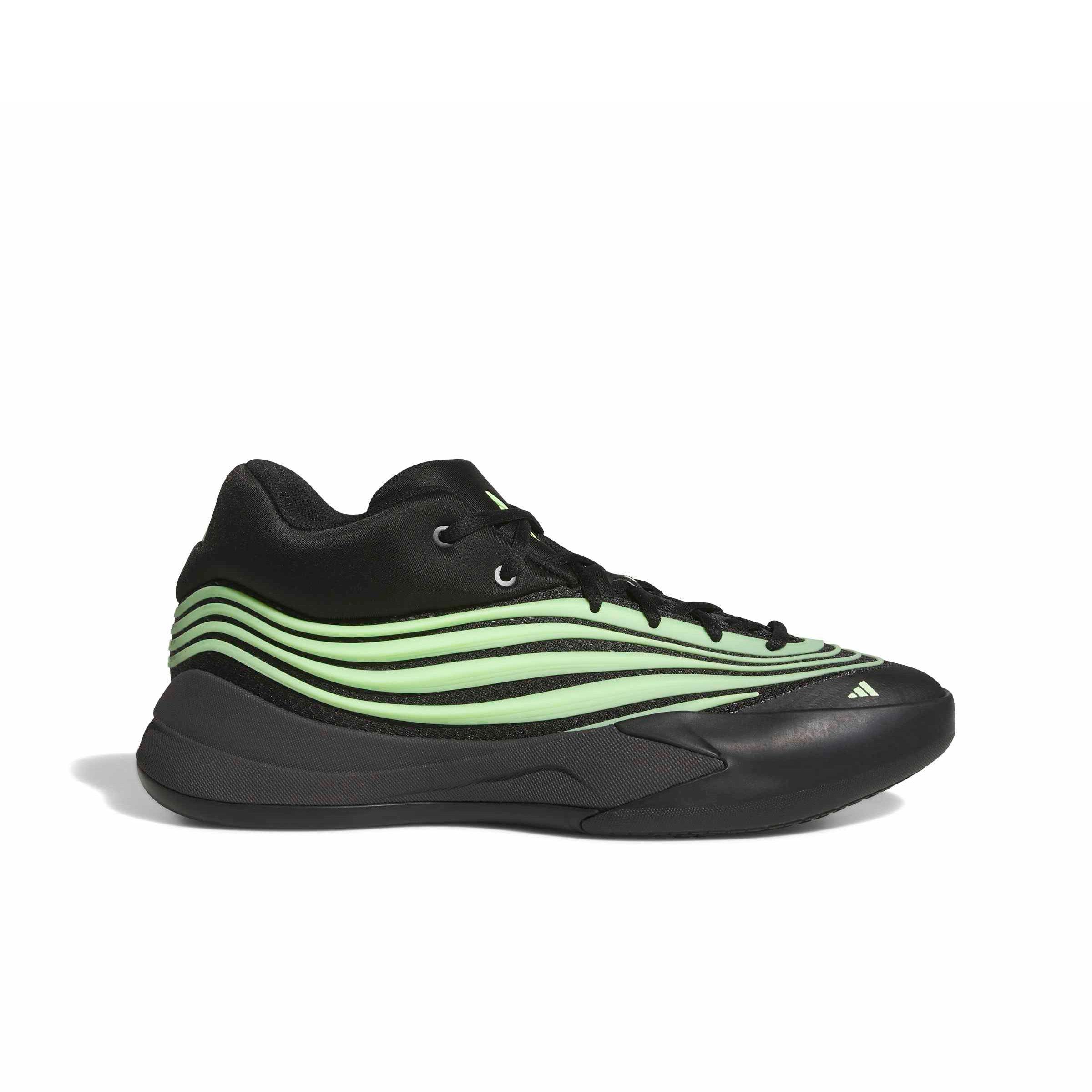 adidas Dame X "Utility Black/Green Spark/Core Black" Men's Basketball Shoe - BLACK/GREEN/BLACK